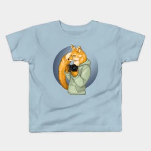 Photographer Fox Kids T-Shirt